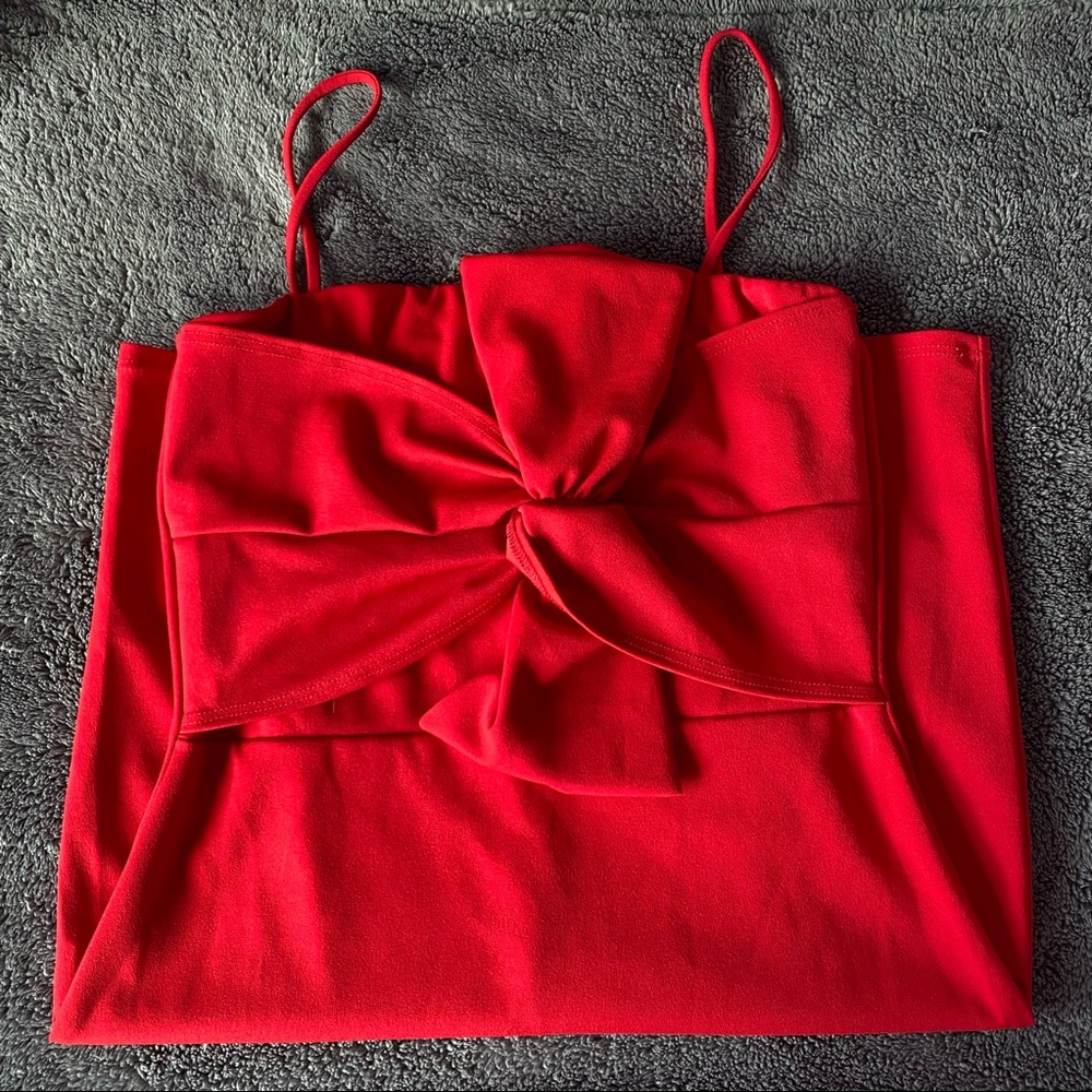 Size M Red Spaghetti Strap Dress